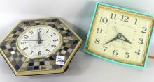 TWO GE WALL CLOCKS