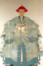 LARGE CHINESE ANCESTRAL PAINTING