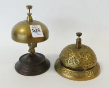 TWO COUNTER TOP BELLS