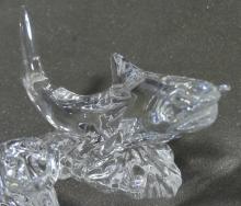 WATERFORD FIGURINE AND BACCARAT PAPERWEIGHT