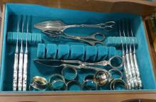 ROGERS BROS. SILVER PLATE FLATWARE, ETC.