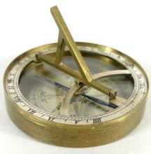 CIRCA 1830 COMPASS/SUNDIAL