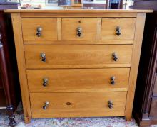 EARLY PINE CHEST OF DRAWERS