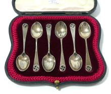 CASED SET OF STERLING COFFEE SPOONS