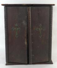 ANTIQUE PRIEST'S "LAST RITES" BOX