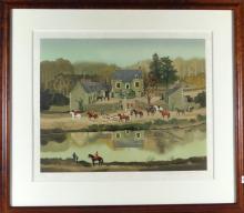 PAIR MICHEL DELACROIX LITHOGRAPH PRINTS