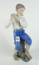 BING AND GRONDAHL "FLUTE PLAYER" FIGURINE