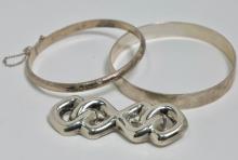 STERLING BANGLES
