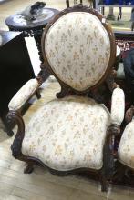 VICTORIAN LADIES' AND GENTLEMEN'S CHAIRS