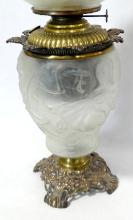 ART NOUVEAU OIL LAMP