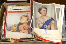 VINTAGE ROYALTY EPHEMERA AND MAGAZINES