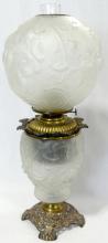 ART NOUVEAU OIL LAMP