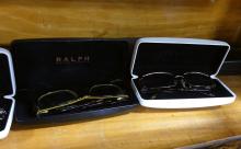 VERSACE AND RALPH LAUREN GLASSES