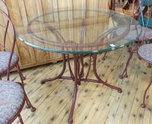 WROUGHT IRON DINETTE SET