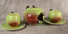 CARLTON WARE "APPLE" POTTERY TEA SET