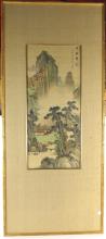 LARGE CHINESE SCROLL PAINTING