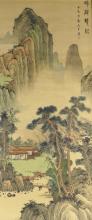 LARGE CHINESE SCROLL PAINTING