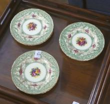 ROYAL WORCESTER AND COLONIAL POTTERY PLATES