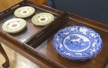 ROYAL WORCESTER AND COLONIAL POTTERY PLATES