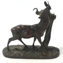 BRONZE "DEER" SCULPTURE