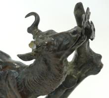 BRONZE "DEER" SCULPTURE