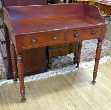 ANTIQUE MAHOGANY CONSOLE TABLE