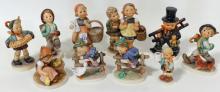 TEN HUMMEL FIGURINES