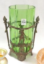 TWO VASES AND NESTING DISH