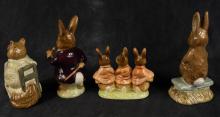 FOUR BESWICK "BEATRIX POTTER" FIGURINES