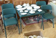 SAMSONITE CARD TABLE SET