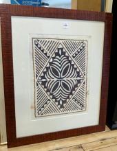 AFRICAN TEXTILE AND EGYPTIAN PAINTING