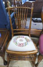 NURSING ROCKER AND SIDE CHAIR