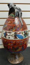 LARGE MEXICAN POTTERY VASE