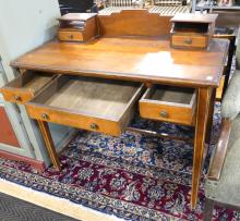 ANTIQUE MAHOGANY WRITING DESK