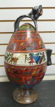 LARGE MEXICAN POTTERY VASE