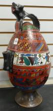 LARGE MEXICAN POTTERY VASE