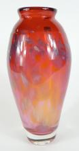 PETER GUDRUNAS STUDIO GLASS VASE