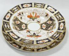 DERBY "IMARI" MUFFIN DISH AND TRAY