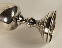 PAIR OF STERLING GOBLETS