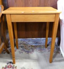 EARLY PINE STAND TABLE