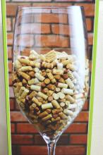 MASSIVE WINE GLASS VASE