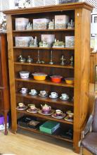 PRIMITIVE PINE BOOKCASE