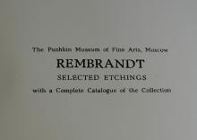 REMBRANDT ETCHINGS