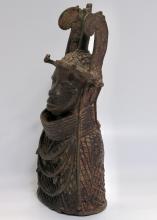 BENIN BRONZE BUST