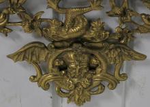CAST BRASS MIRROR