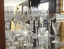 EXCEPTIONAL CRYSTAL STEMWARE SERVICE