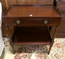 MAHOGANY CUTLERY TABLE