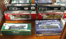 SIXTEEN MODEL TRAINS