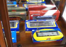 SIXTEEN MODEL TRAINS