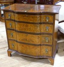 BURL WALNUT BACHELOR'S CHEST